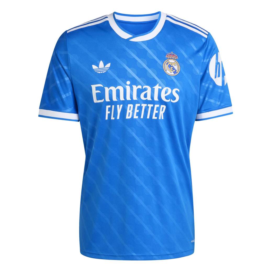 Adidas Camisa JV5845 M REAL MADRID III 25 Blue Bird Poliester -2-